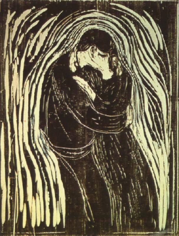 Edvard Munch Kiss china oil painting image